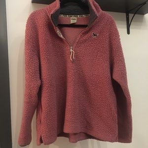 Victoria Secret Pink Quarter Zip Pullover